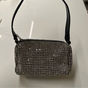 Alexander Wang heiress pouch in crystal mesh